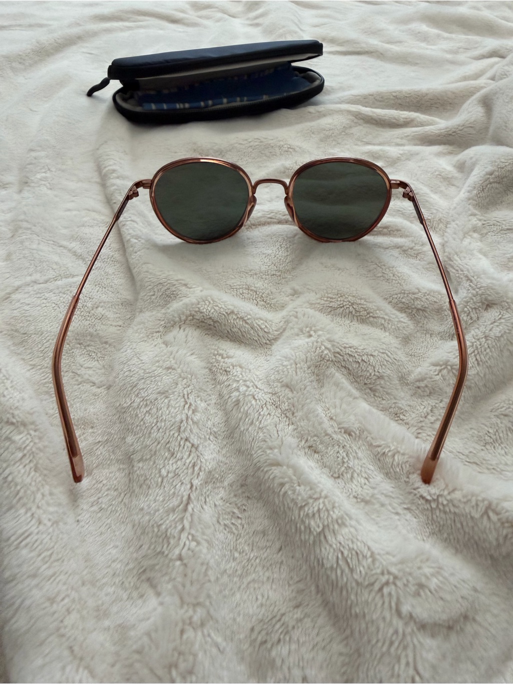 Women's Baia Round Frame Metal Sunglasses - Copper Forest — image 3 of 7